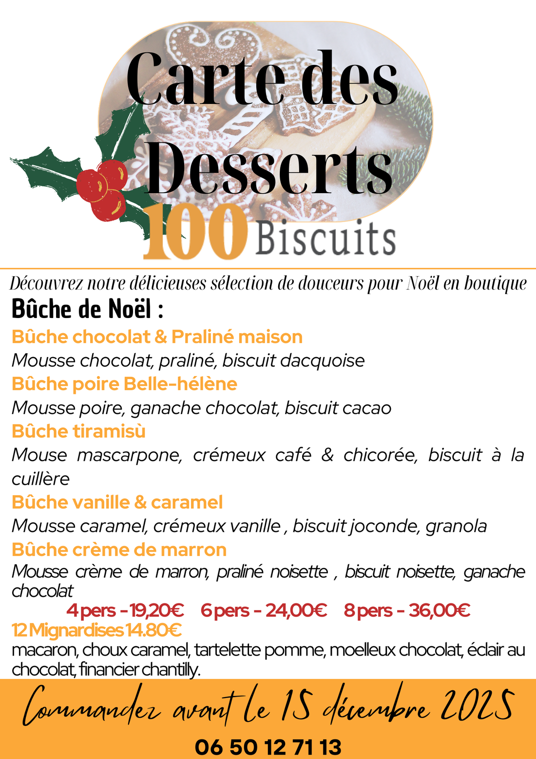 Bûches de Noël 2025